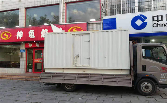 巫溪出租发电机施工案例